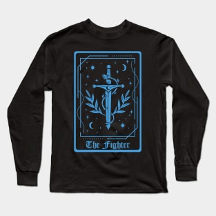 D&D Fighter Class Tarot Cards Long Sleeve T-Shirt